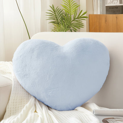 Heart Shaped Plush Throw Pillow