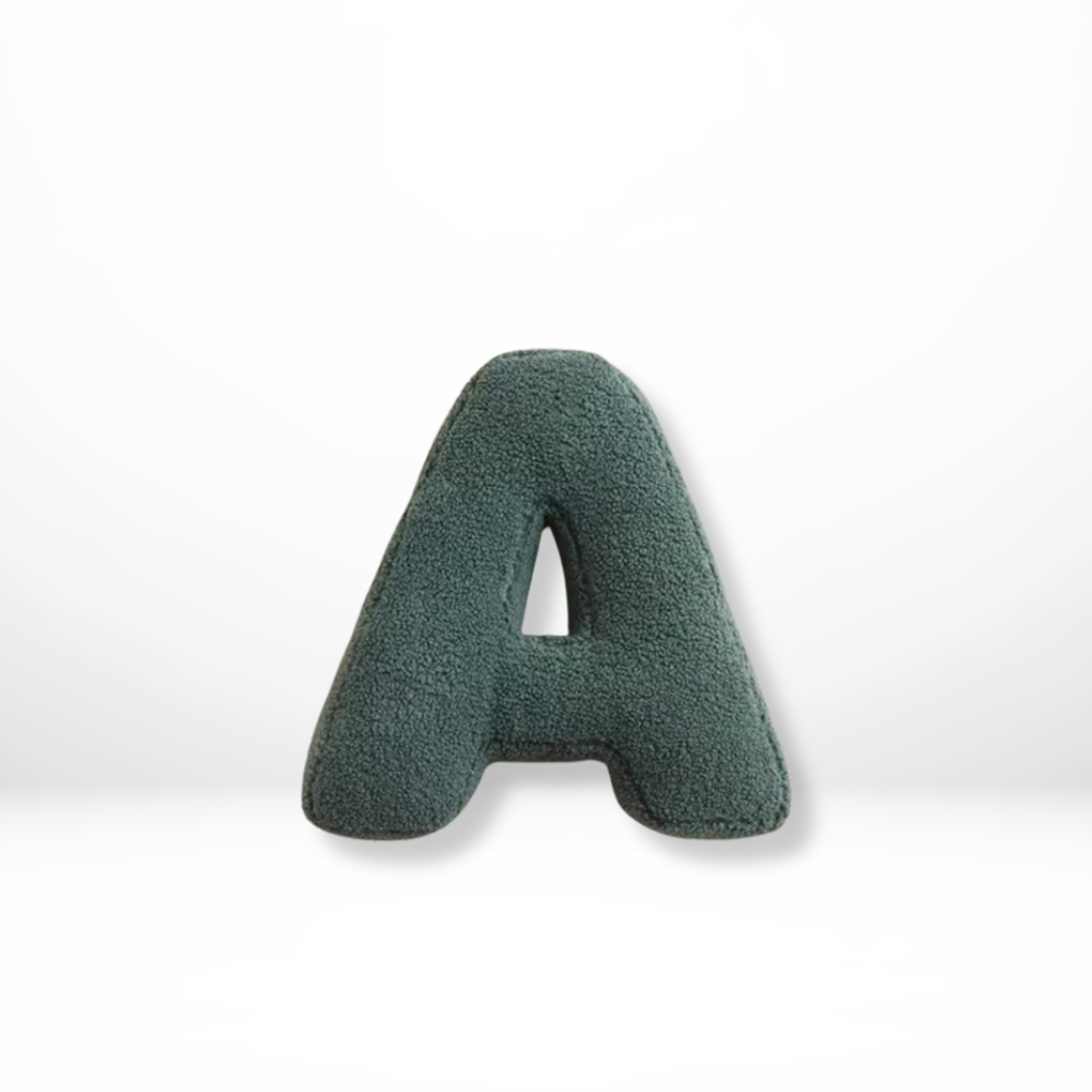 Alphabet Letter Throw Pillow