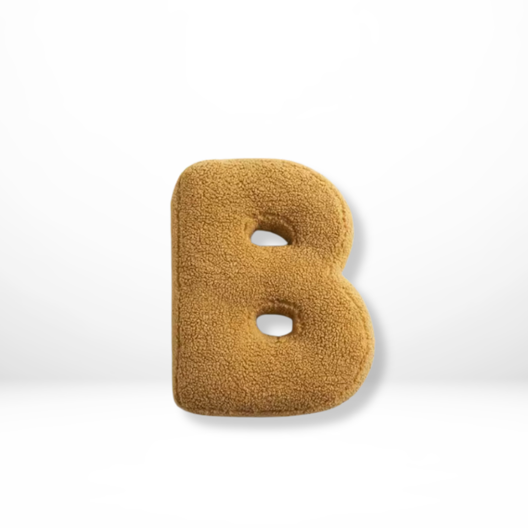 Alphabet Letter Throw Pillow