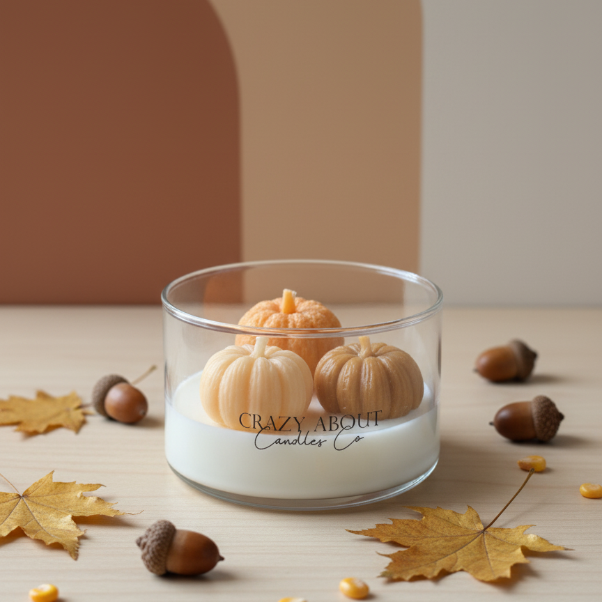 Emberly Harvest Candle - Artisan Soy Wax Jar