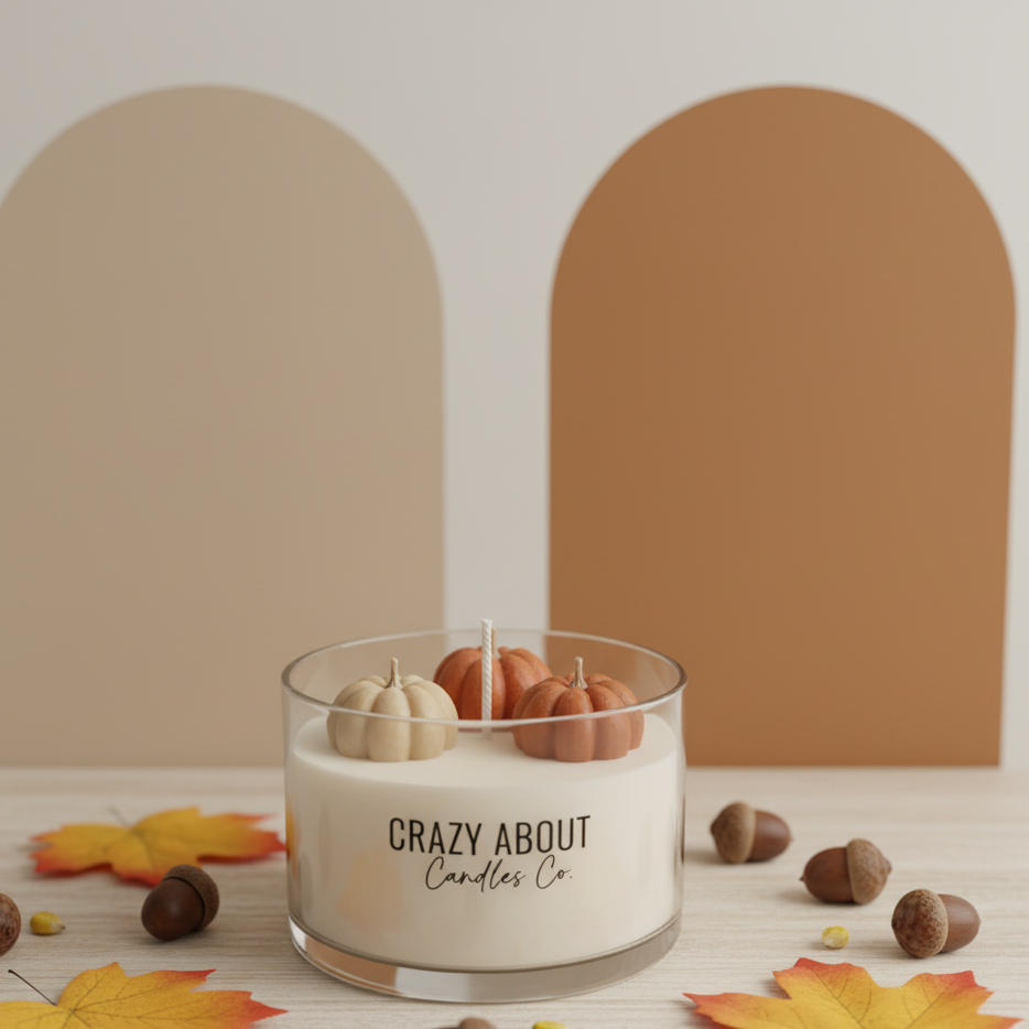 Emberly Harvest Candle - Artisan Soy Wax Jar