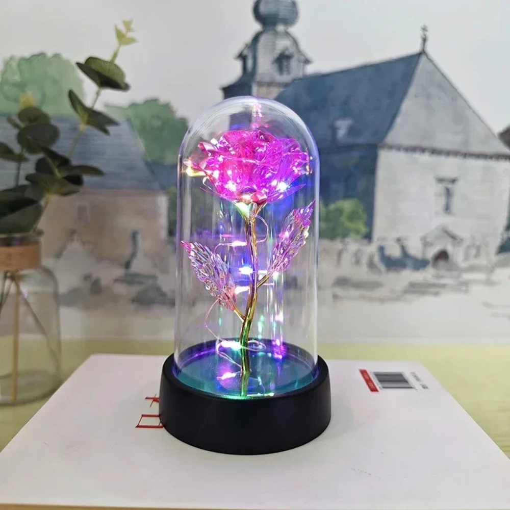 LED Rose Dome Table Lamp
