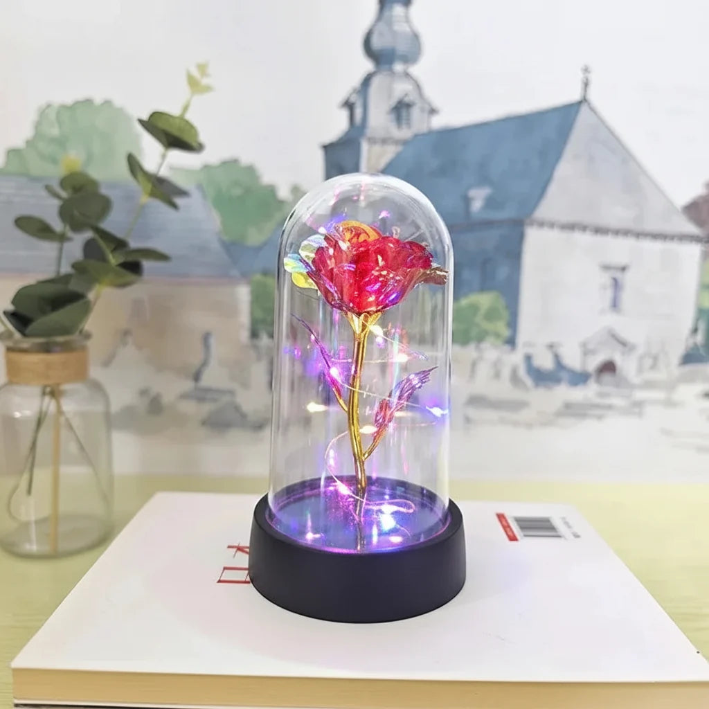 LED Rose Dome Table Lamp