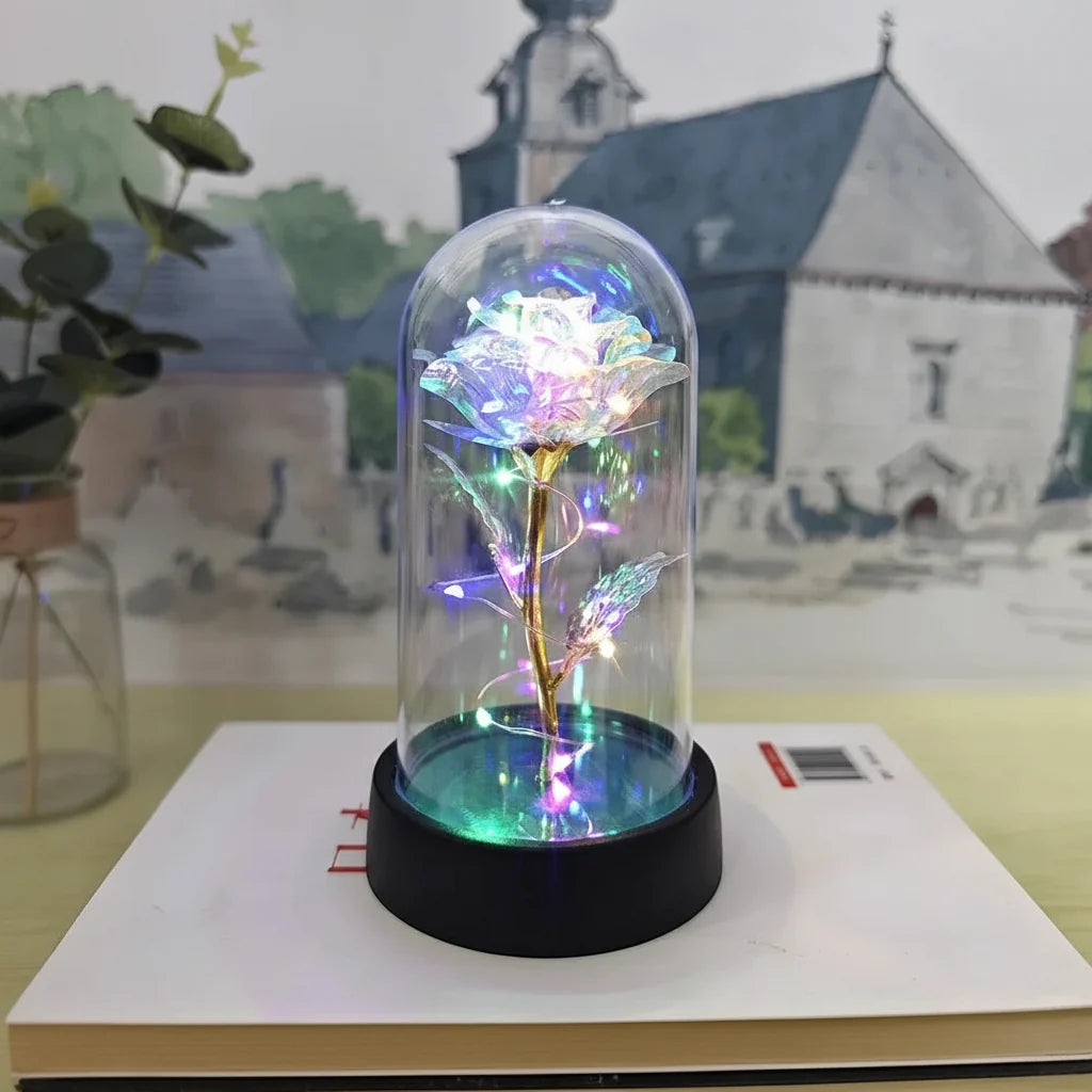 LED Rose Dome Table Lamp