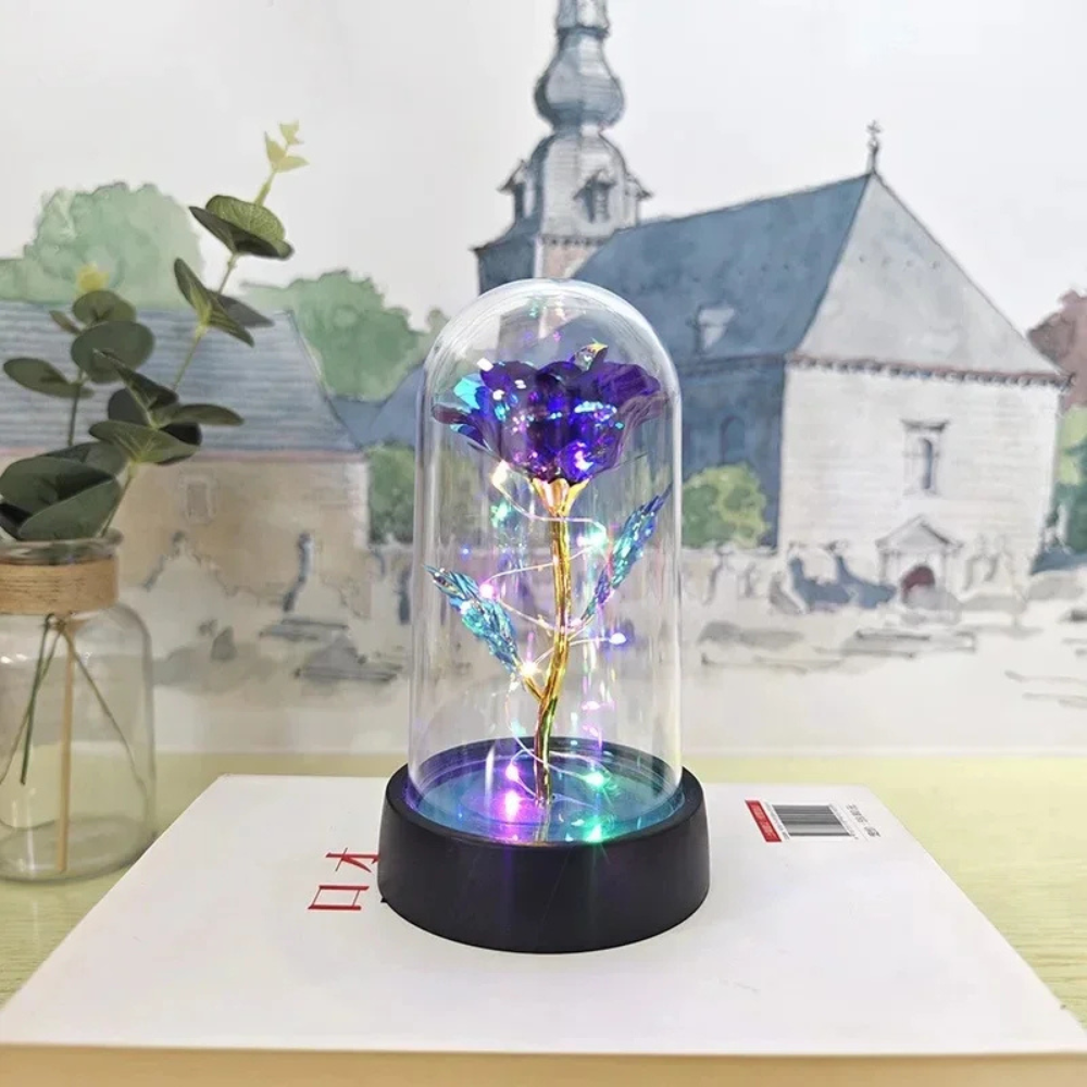 LED Rose Dome Table Lamp