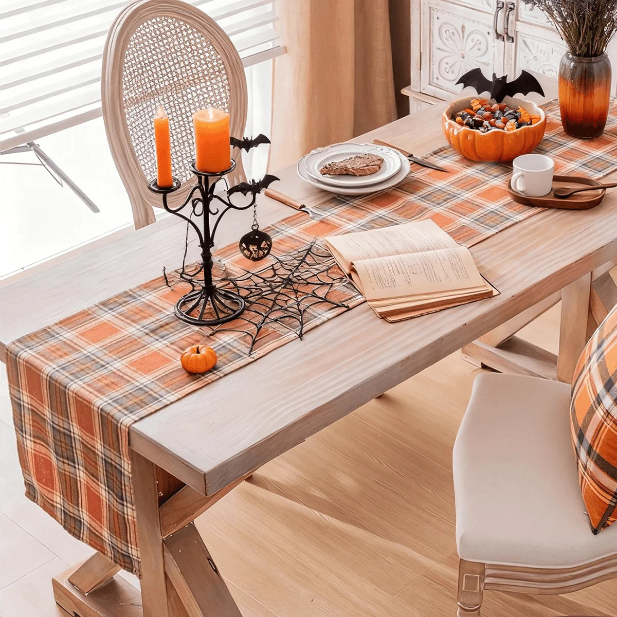Tanjero Plaid Runner - Woven Check, Two Lengths
