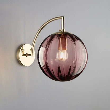 Glass Globe Wall Lamp