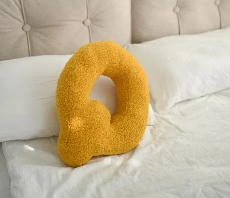 Alphabet Letter Throw Pillow - Q