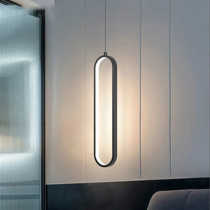 Minimalist Oval Pendant Light