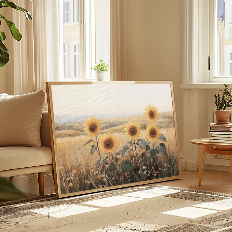 Foxglen Woodland Print - Pastoral Autumn Canvas
