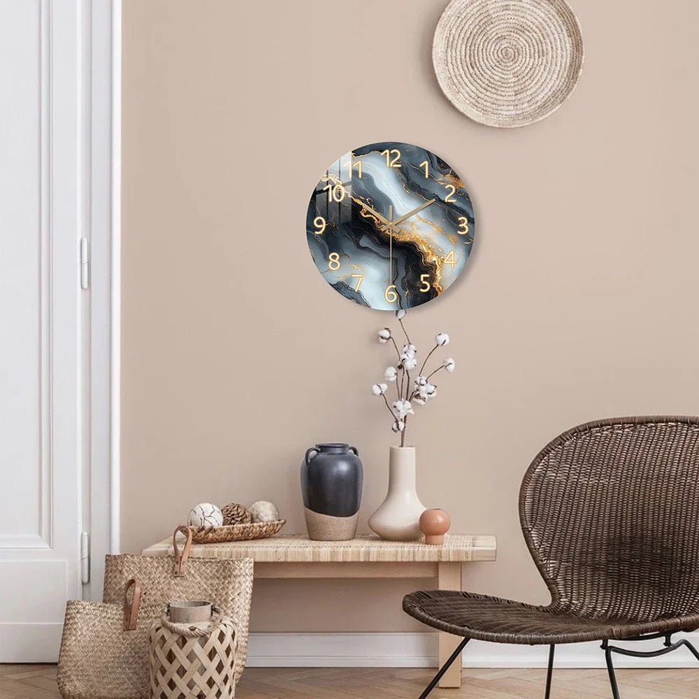 Marble Wall Clock