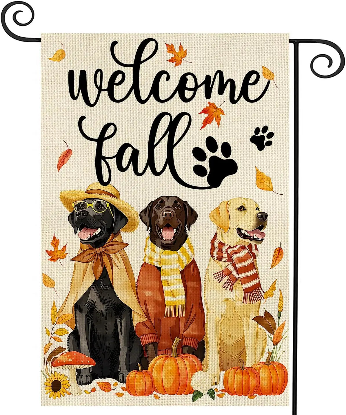 Bannerly Garden Flag - Double-Sided, 12 x 18in