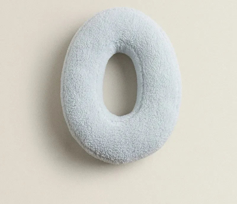 Alphabet Letter Throw Pillow - O