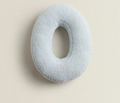 Alphabet Letter Throw Pillow - O