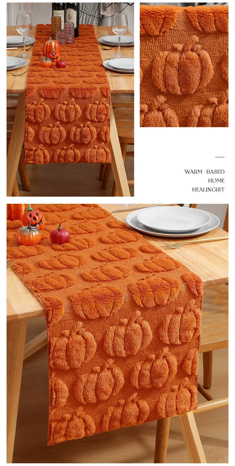 Spectra Table Runner - Pumpkin & Ghost, Four Lengths