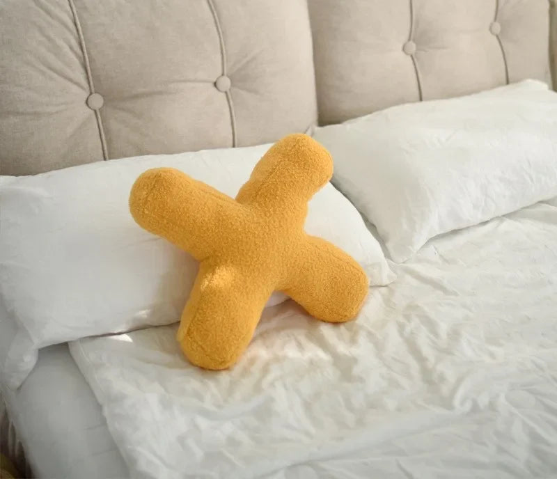 Alphabet Letter Throw Pillow - X