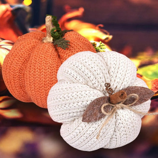 Gourdine Crochet Pumpkin - Stuffed Yarn Ornament
