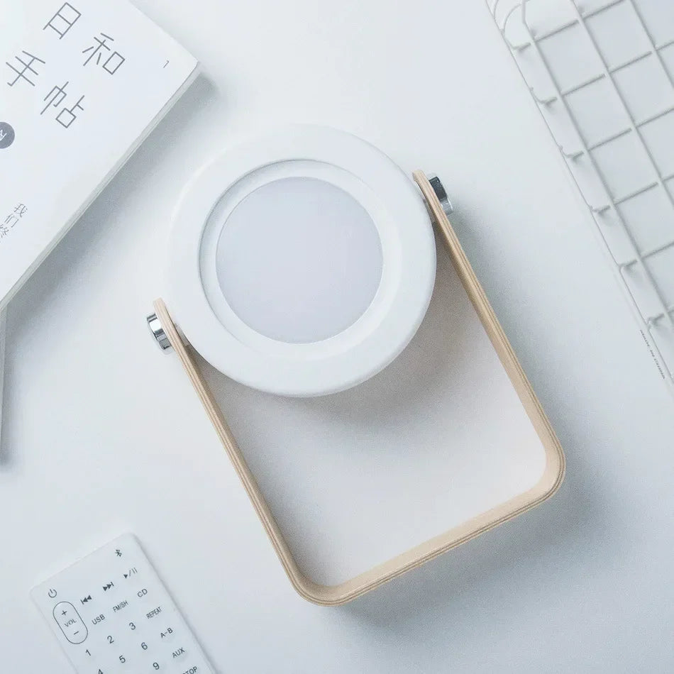 Wooden Handle Portable Lantern