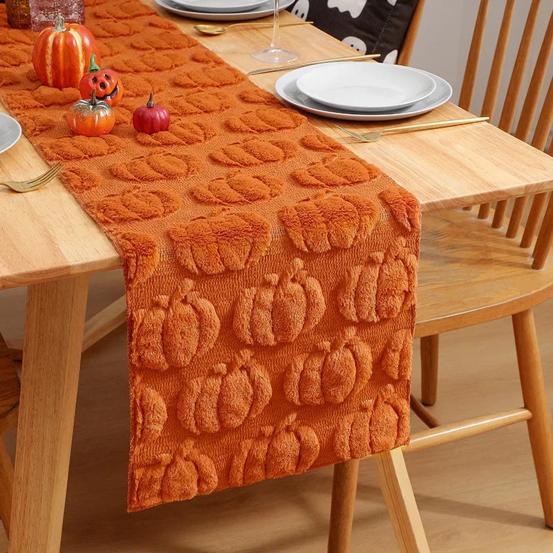 Spectra Table Runner - Pumpkin & Ghost, Four Lengths