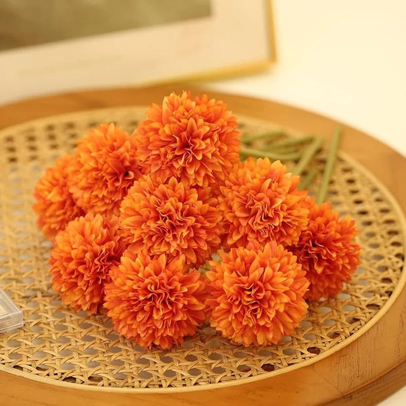 Chrysanne Silk Stems - Chrysanthemum Bunch, Four Colours