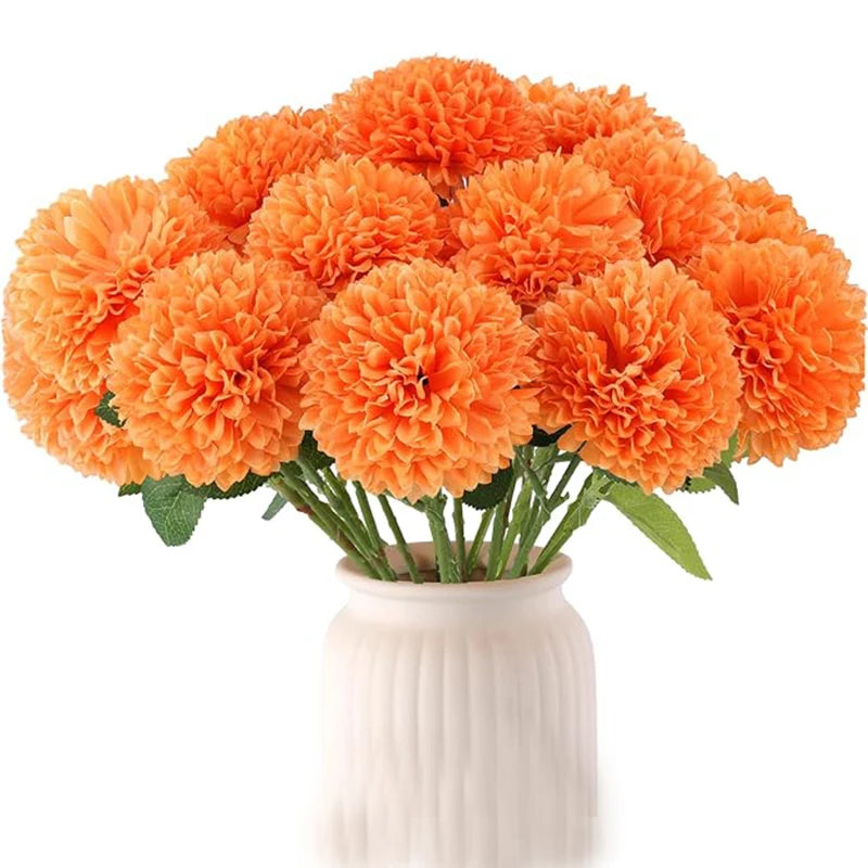 Chrysanne Silk Stems - Chrysanthemum Bunch, Four Colours