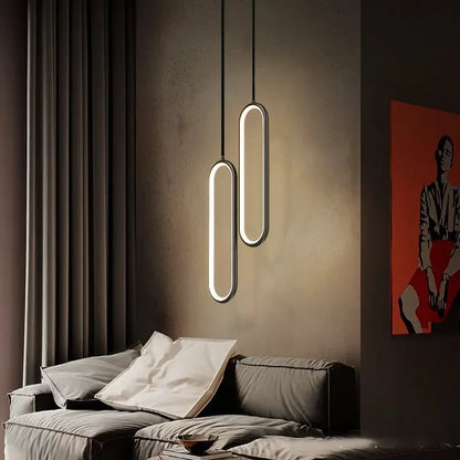 Minimalist Oval Pendant Light