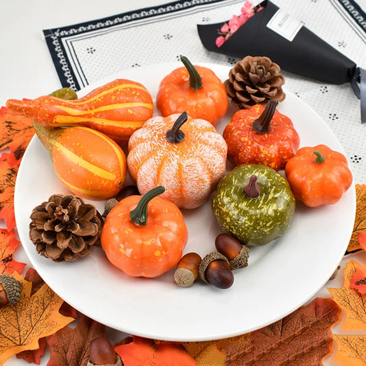 Harvella Decor Props - 50-Piece Foam Gourd Mix