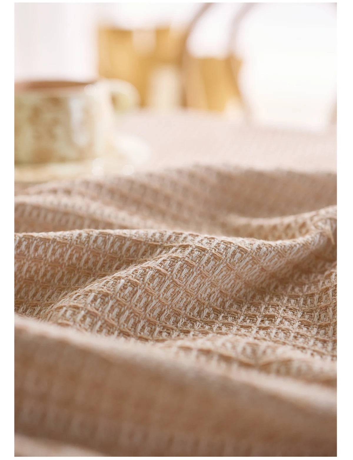 Fringella Square Tablecloth - Crocheted Edge, Three Sizes