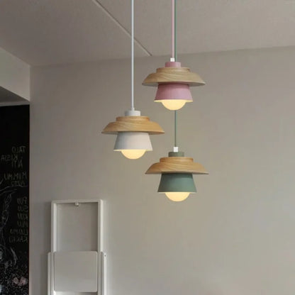 Nordic Wood Pendant Light