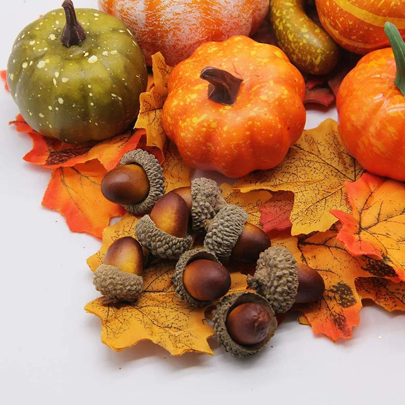 Harvella Decor Props - 50-Piece Foam Gourd Mix