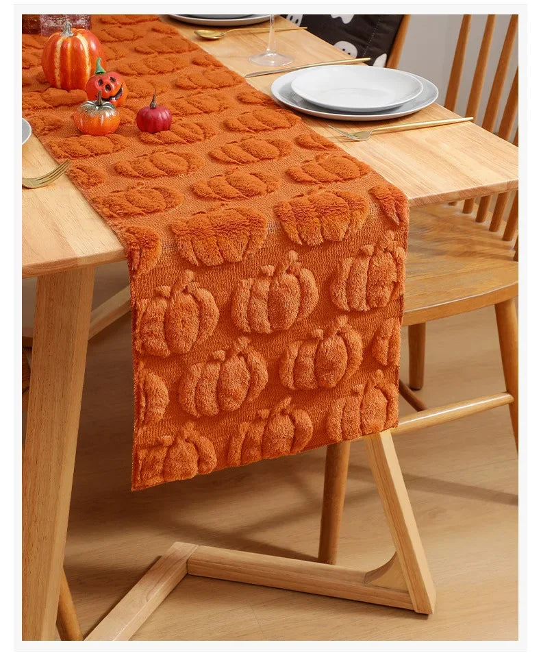 Spectra Table Runner - Pumpkin & Ghost, Four Lengths