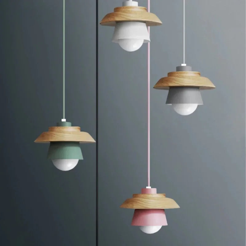 Nordic Wood Pendant Light