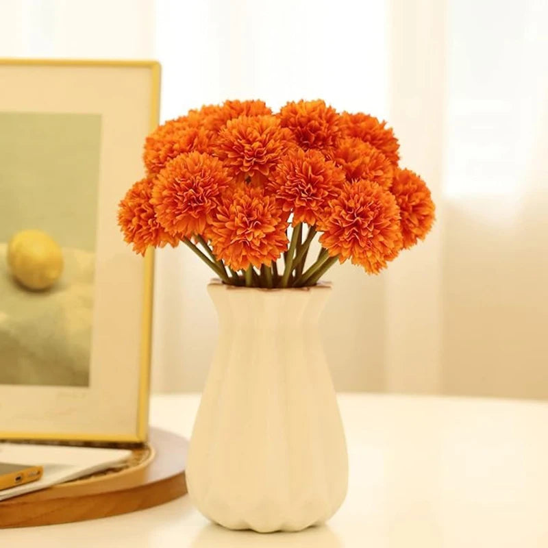 Chrysanne Silk Stems - Chrysanthemum Bunch, Four Colours