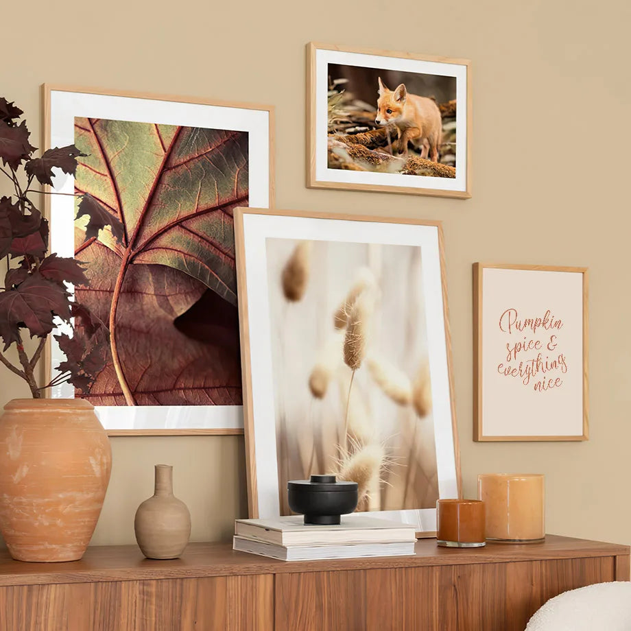 Renarde Autumn Print - Fox & Meadow Canvas Series