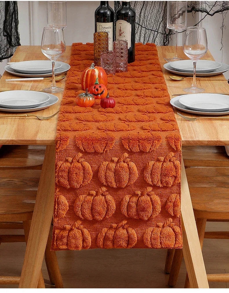 Spectra Table Runner - Pumpkin & Ghost, Four Lengths