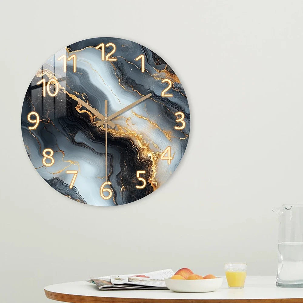 Marble Wall Clock