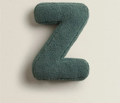 Alphabet Letter Throw Pillow - Z
