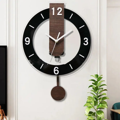 Minimalist Pendulum Wall Clock