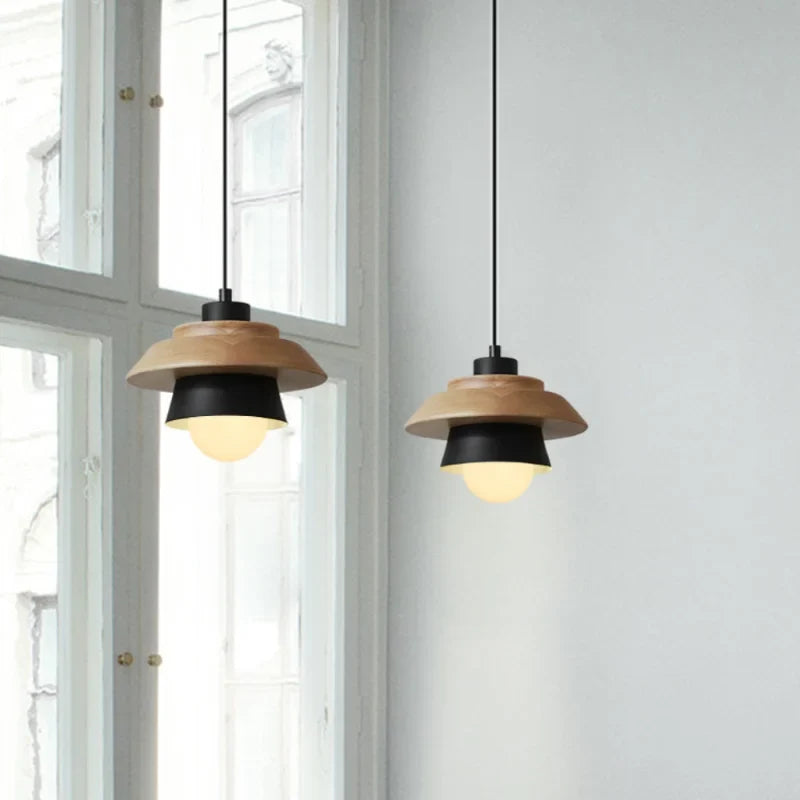 Nordic Wood Pendant Light