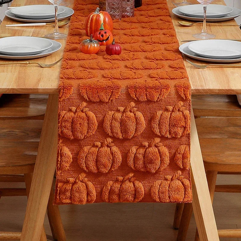 Spectra Table Runner - Pumpkin & Ghost, Four Lengths