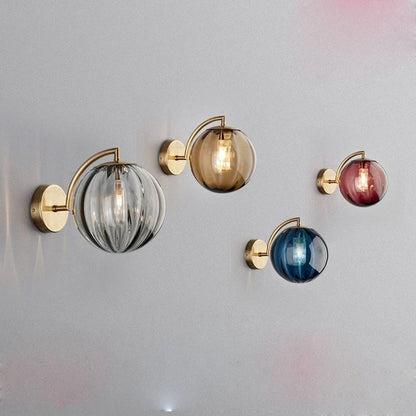 Glass Globe Wall Lamp
