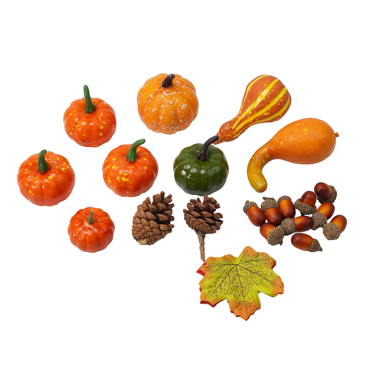 Harvella Decor Props - 50-Piece Foam Gourd Mix