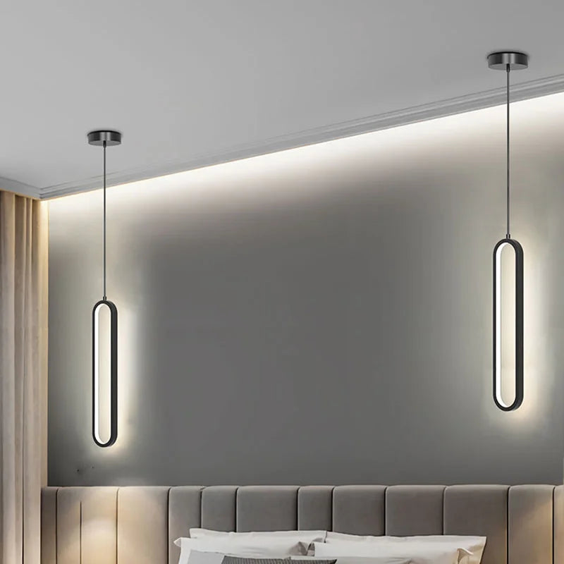 Minimalist Oval Pendant Light