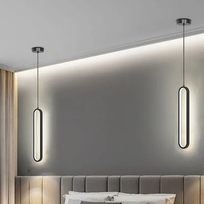 Minimalist Oval Pendant Light