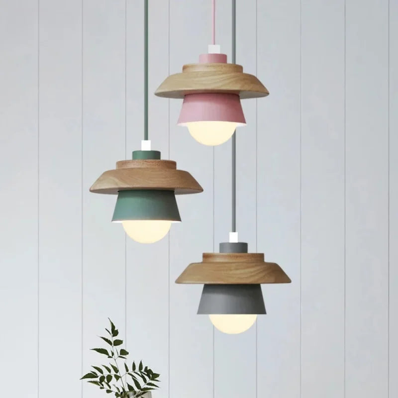 Nordic Wood Pendant Light
