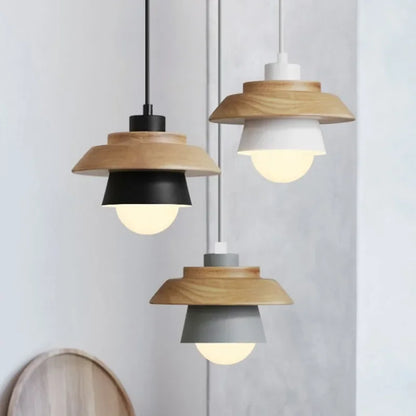 Nordic Wood Pendant Light