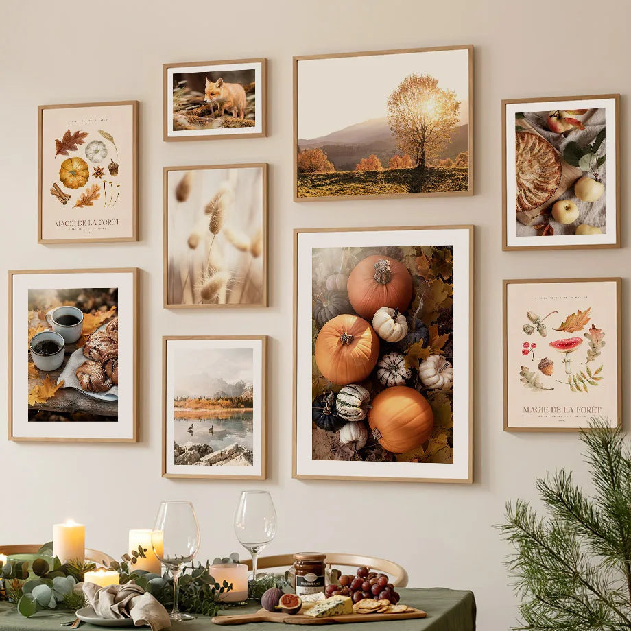 Renarde Autumn Print - Fox & Meadow Canvas Series