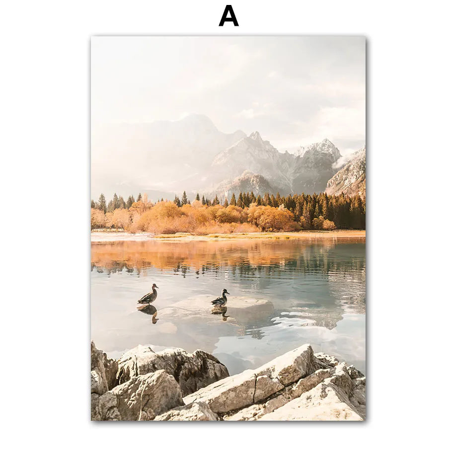 Renarde Autumn Print - Fox & Meadow Canvas Series