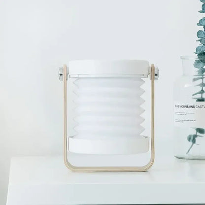 Wooden Handle Portable Lantern