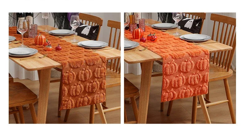 Spectra Table Runner - Pumpkin & Ghost, Four Lengths